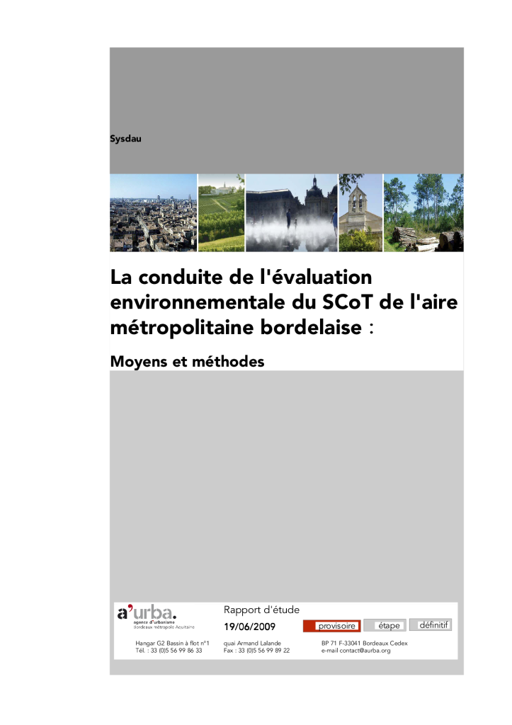 aurba_09B11_demarche_evaluation environnementale_SCoT_methodo