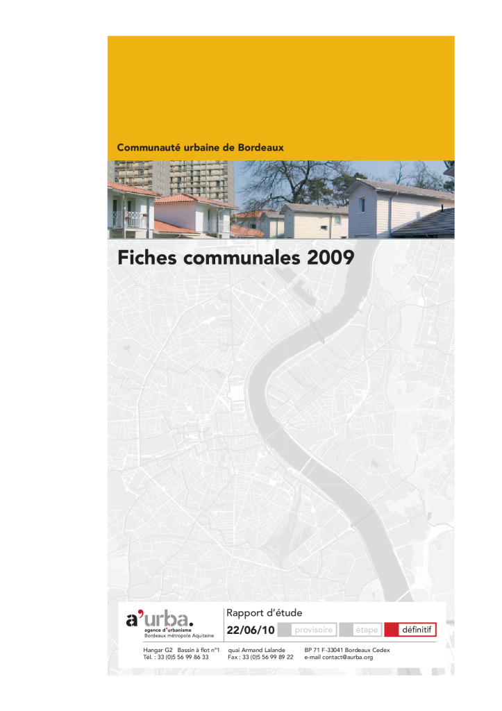 fiches communales 2009