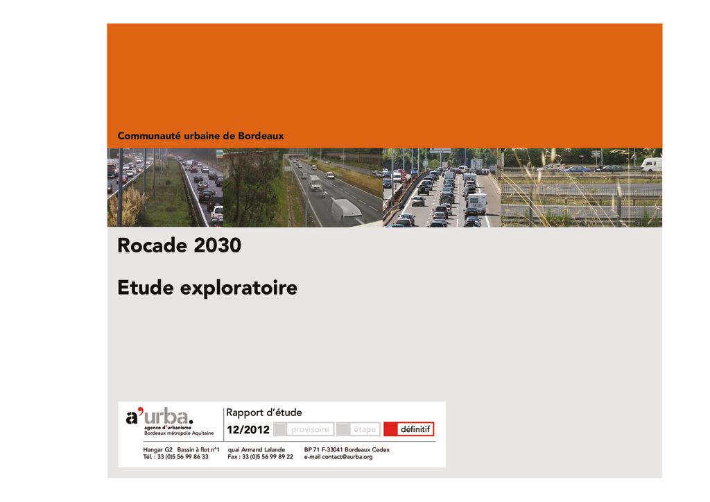 thumbnail of Rocade 2030
