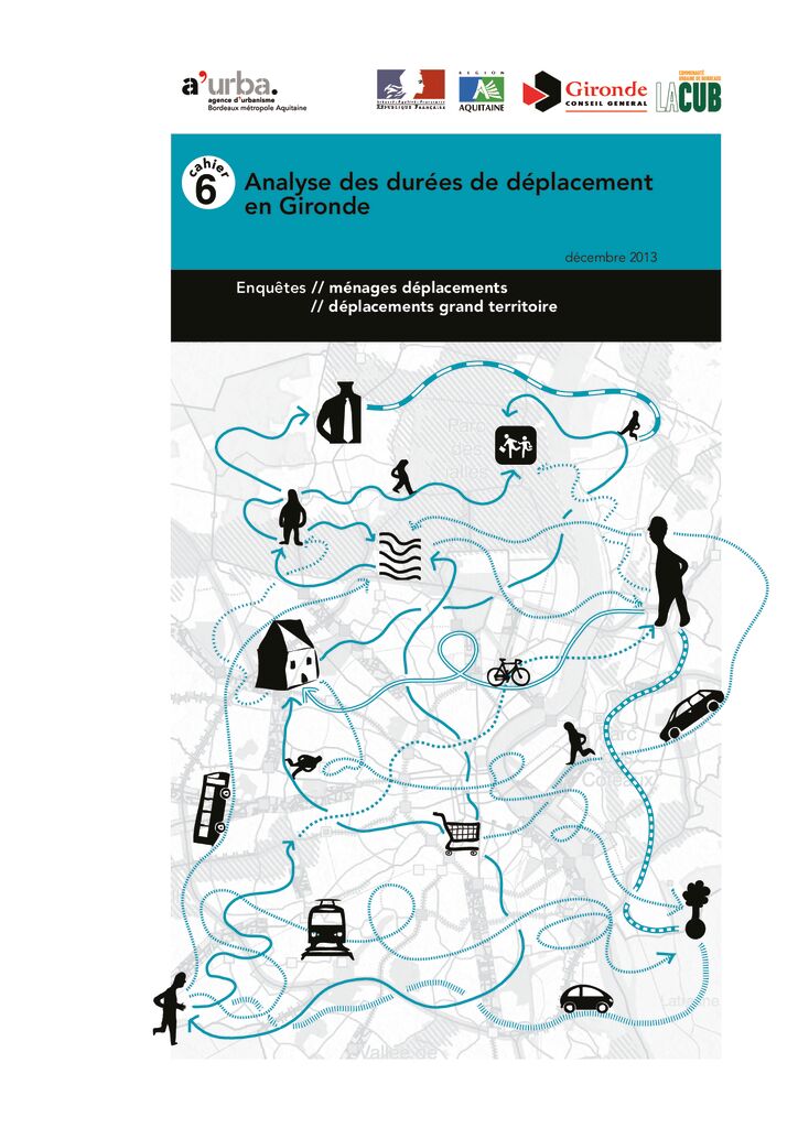 thumbnail of Cahier thématique 6 – Analyse des durées de déplacement en Gironde
