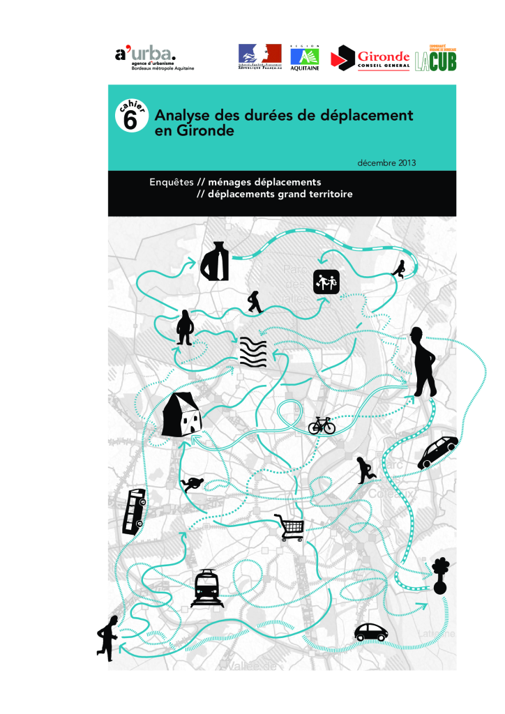 Cahier thématique 6 – Analyse des durées de déplacement en Gironde