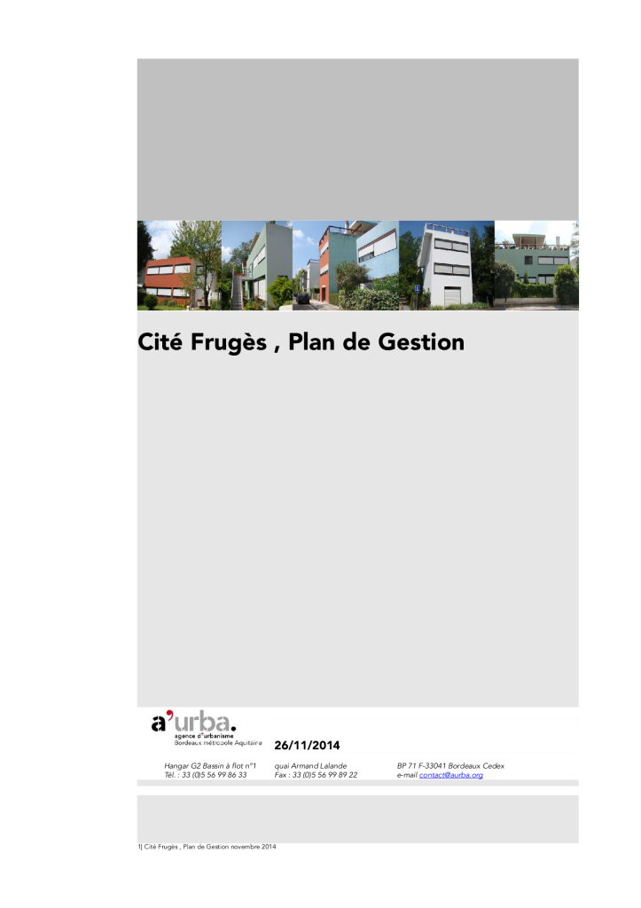 Cité_Frugès_Plan_Gestion2014